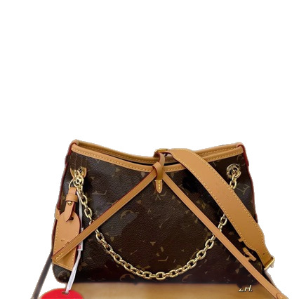 Lüjia Bags New Export Monogram Hobo Bag Classic Print Single Shoulder Bag Women's Crossbody Underarm Chain Bag - Thumbnail 5