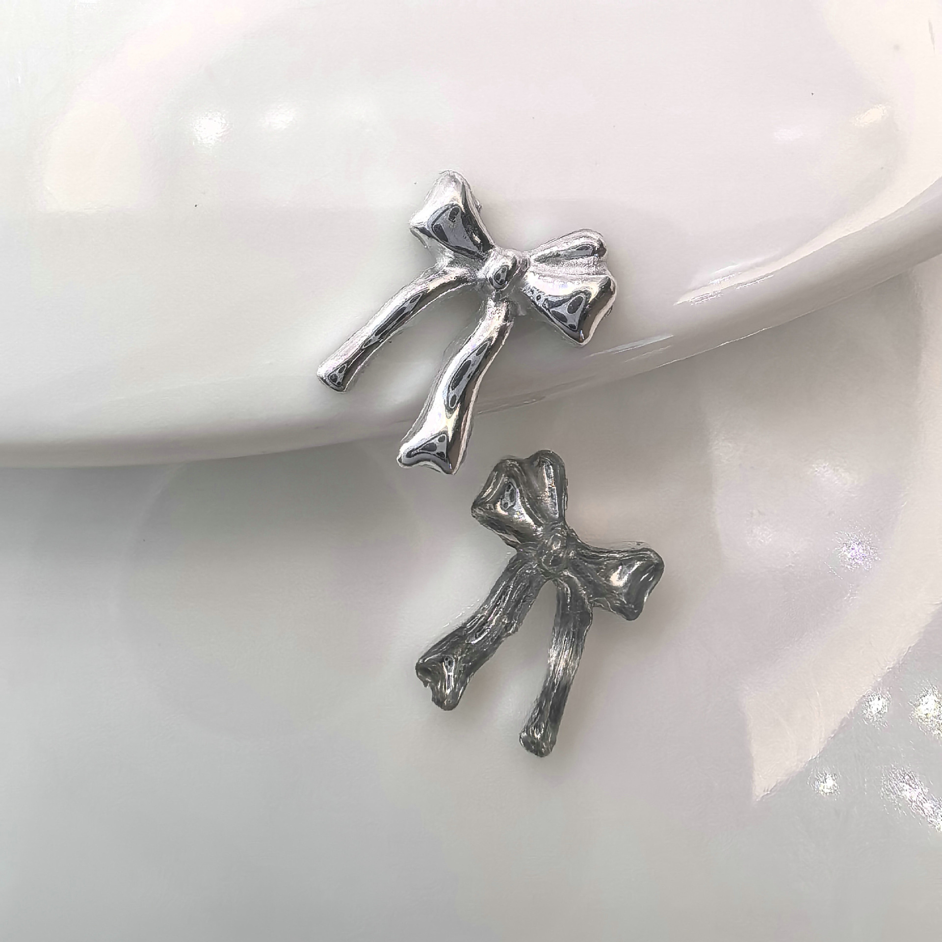 银色美甲饰品树脂配件 树脂饰品配件 饰品配件批发哪里有 00