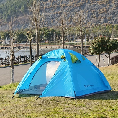and Rainproof Overnight Camping Hiking | Avtomobil dam çadırları - lake-blue-2-people-210150115m