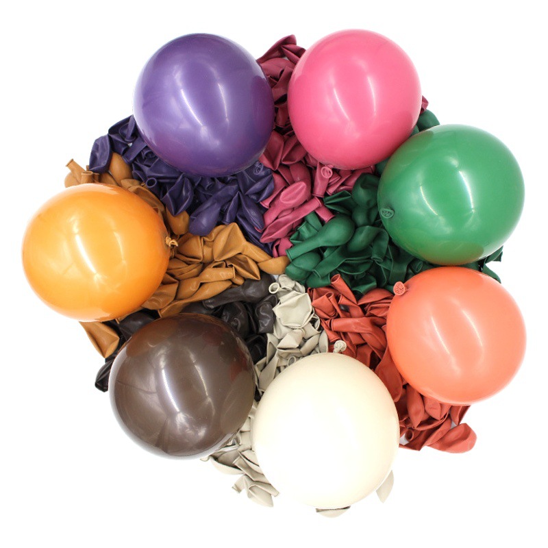 10-pulgadas personalizado retro globo cumpleaños fiesta decoración paquete boda arreglo globo al por mayor Morandi color