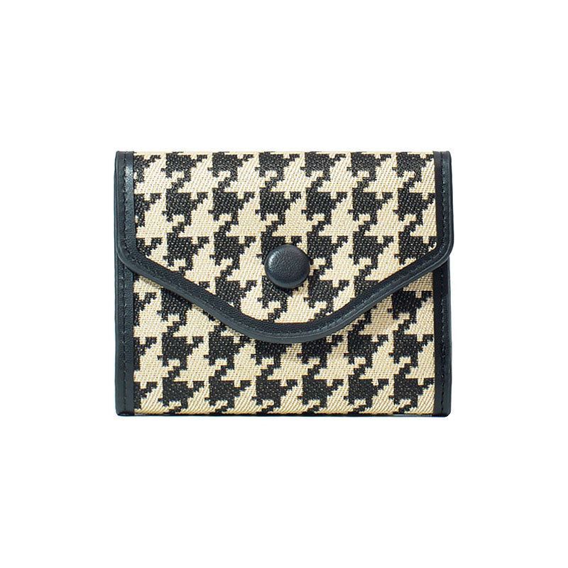 Dongxin 2022 nueva cartera de las mujeres de LA PU corto retro moda monedero transfronterizo de Moda multi-funcional bolso del estudiante