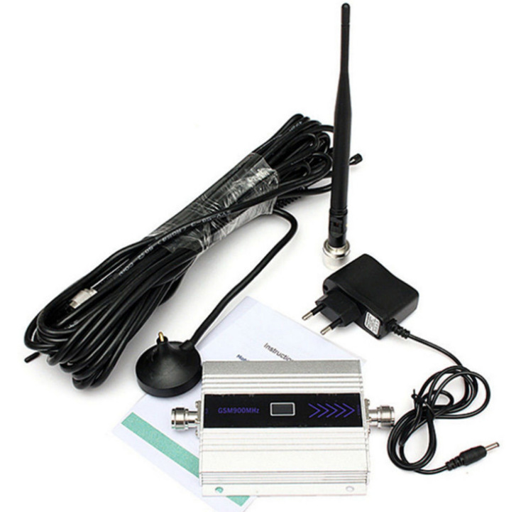 Gsm900Mhz Signal Amplifier 2g 3g 4g Mobile Phone Signal Booster Suction Cup Antenna Signal Amplifier