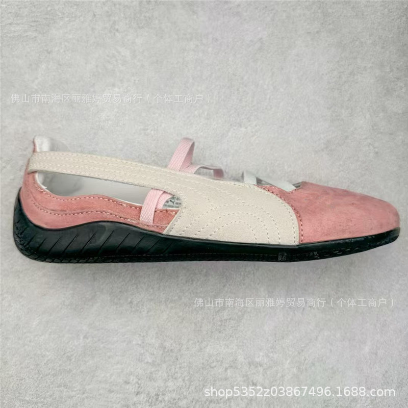 莆田オリジナル PM 共同ブランドロートップメッシュレーシングシューズ夏通気性ロングタンゴシューズスポーツシューズバレエシューズ