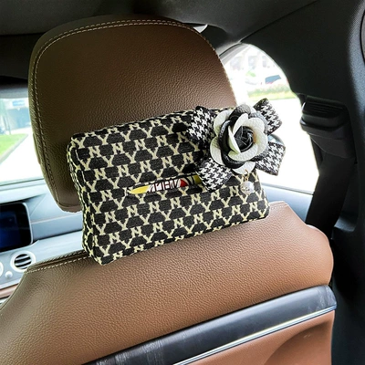 hanging sun visor tissue | Car tissue box/set - yn-camellia