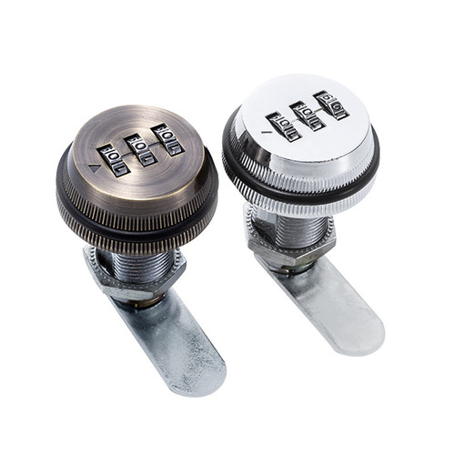 Furniture drawer combination lock, locker cabinet lock, mechanical digital password file mailbox lock