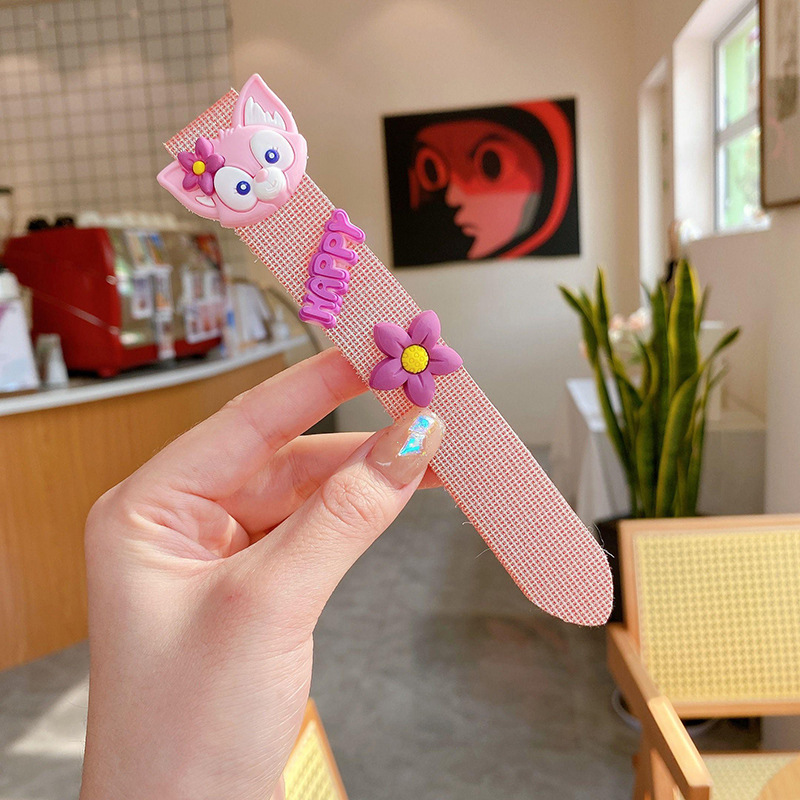 Pelo roto para niños Velcro diadema niña estrella Delu flequillo pegatinas pelo roto artefacto bebé diadema accesorios para el cabello