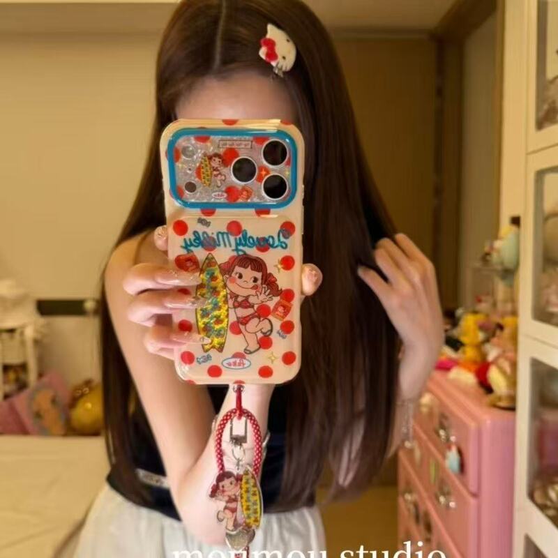 Wave pattern surfboard girl phone case for iPhone 17 PRO MAX, new model for 16/15/14, niche design for 13/12 Wave pattern surfboard girl phone case for iPhone 17 PRO MAX, new model for 16/15/14, niche design for 13/12