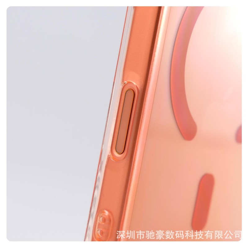 简约透明磁吸适用iPhone17promax全包防摔手机壳苹果16轻薄肤感PC|undefined