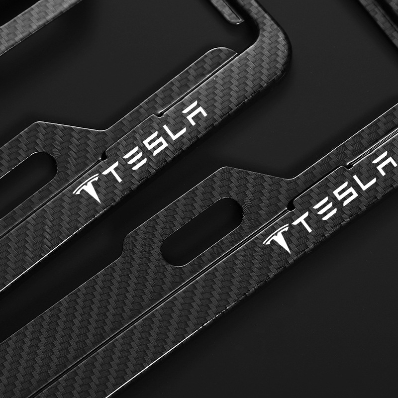 TESLA NEW ENERGY MODEL3 MODELX MODELS 모델 Y 새로운 교통 규정 번호판 프레임에 적합