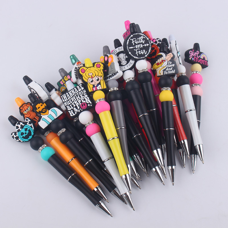 1 Piece Pumpkin Letter Flower Class Learning Plastic Casual Ballpoint Pen display picture 3