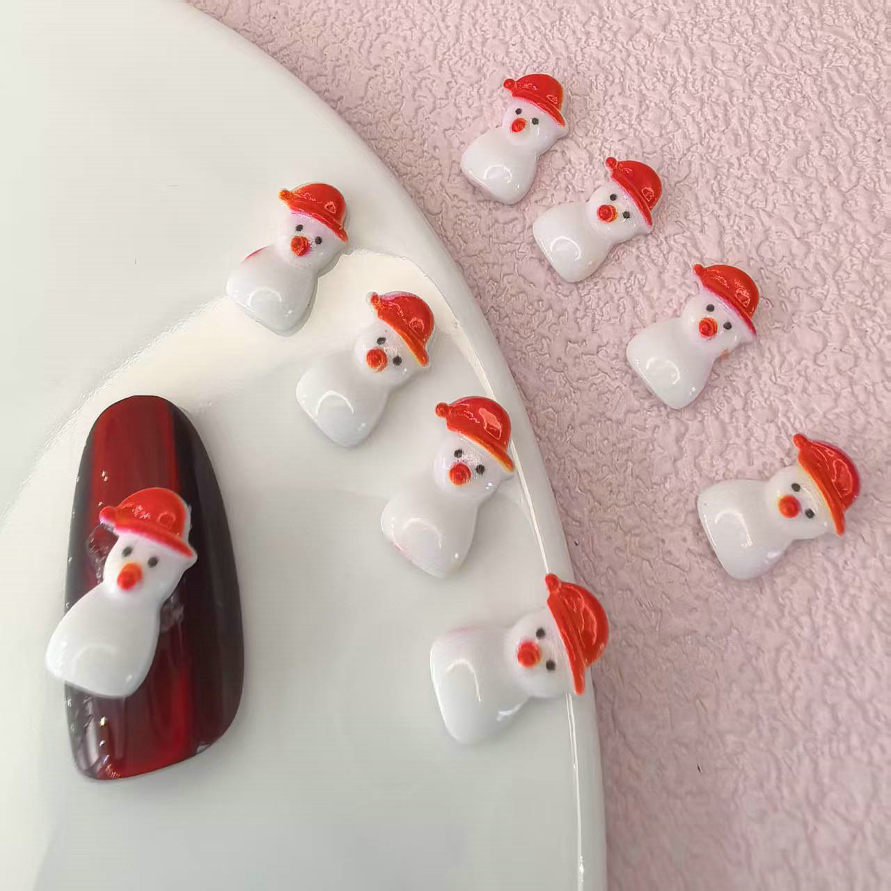 饰品配件批发圣诞老人圣诞用品手机壳头饰头绳发夹发箍配件001