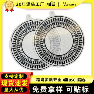 Silicone Induction Cooker Pad Hanging Ear High Temperature Anti-slip Anti-oil Stain Easy to Clean 0.4mm22cm Cross-border New