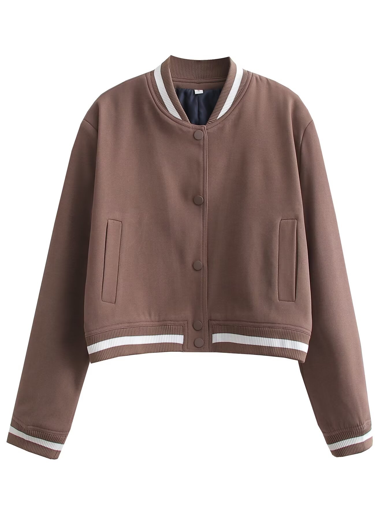 Women's Clothing 2024 new fashion large pocket short autumn pilot jacket coat_voghion.com