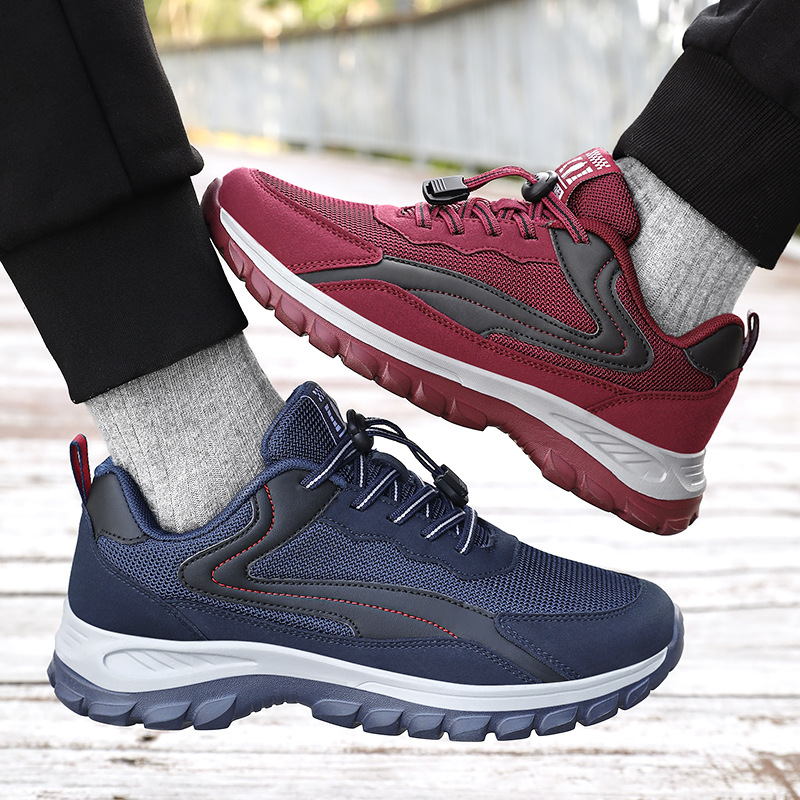 Zapatos mujer 2025 verano nuevos zapatos de mujer zapatos deportivos transfronterizos parejas zapatos para caminar de mediana edad y ancianos zapatos de senderismo para ancianos