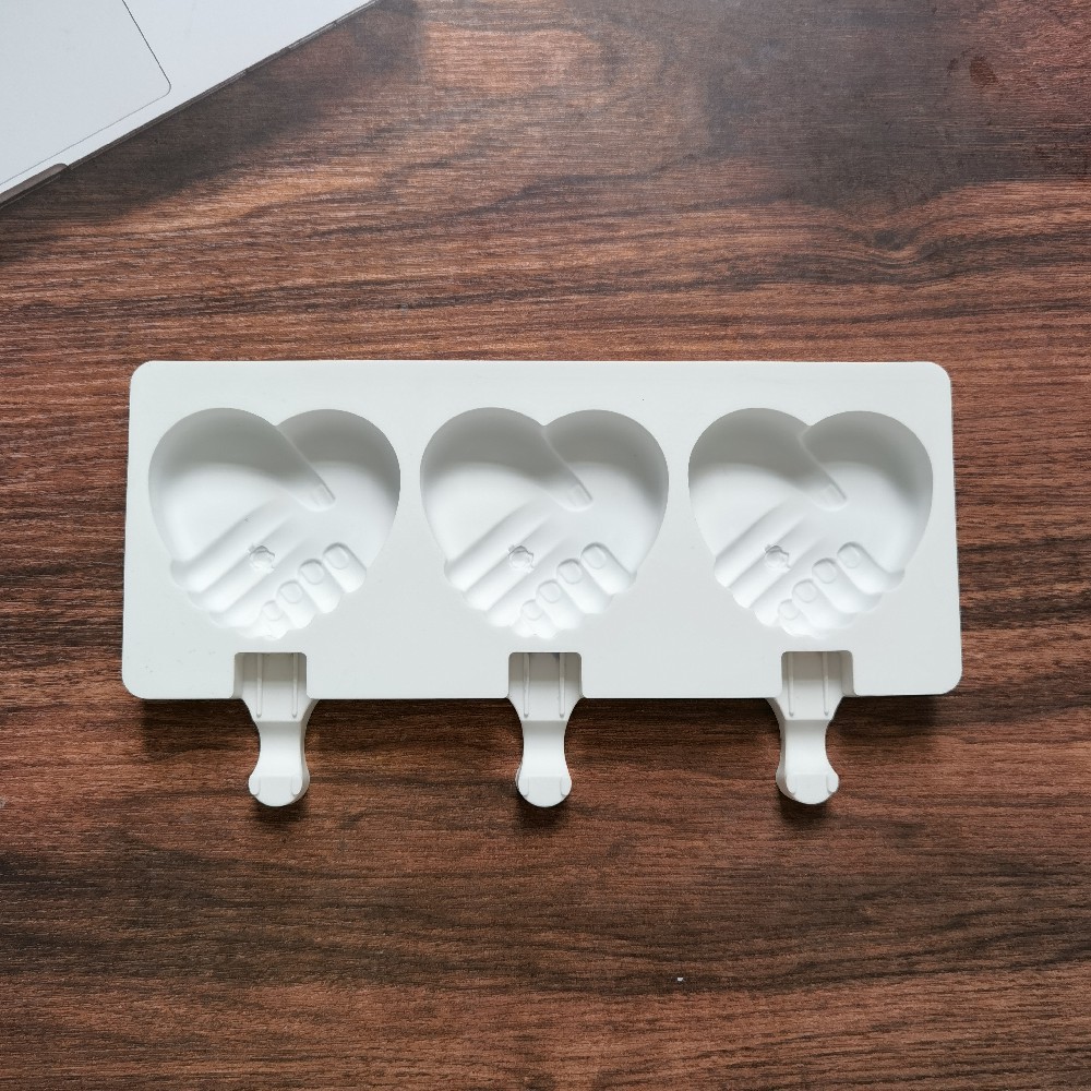3 mano de mano helado 87 molde de silicona pastel helado pudín molde de postre jabón utensilios de cocción