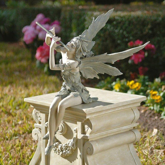 2023 cross-border style trendy flute Xifeng fairy garden Garden Garden home decoration sculpture resin crafts