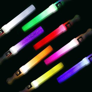Colorful Led Plastic Fluorescent Sticks Music Festival Concert Support Props Wireless Remote Control Waterproof Flash Sticks Wholesale