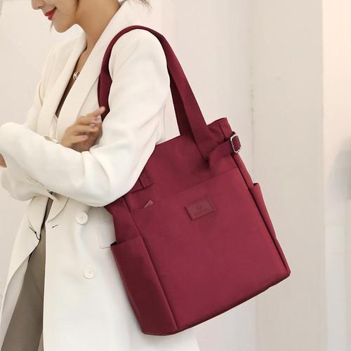 New women's bag canvas bag women's shoulder bag Japanese bag bag women's large capacity nylon bag casual versatile bag