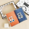 Bear double strips--orange and blue