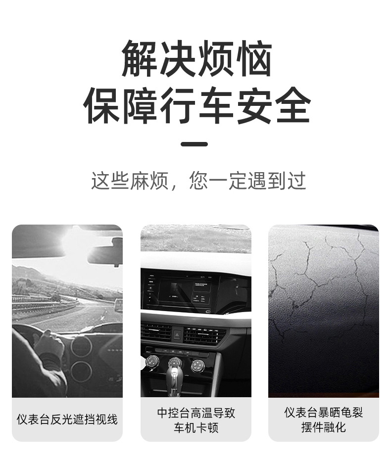 Suitable for Changan Third-Generation Cs55Plus Dedicated Center Console Dashboard Sunshade Mat and Interior Decoration Accessories for the Third Generation