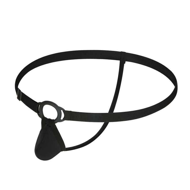 Men's Underwear Thong T-Pants Lock Semen Delay Silicone Ring Sexy Size Optional One-Size-Fits-All Buckle Freely Adjustable