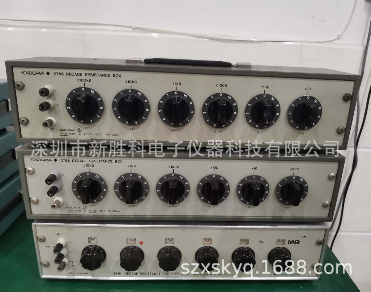 日本横河YOKOGAWA 2786 2769 2755可调电阻箱 精密电阻箱