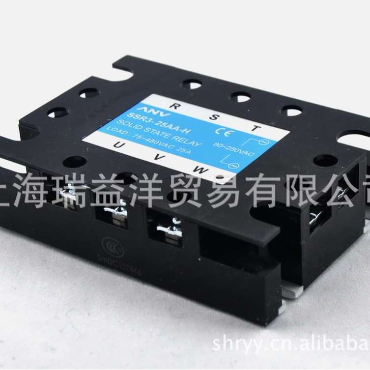 供应士研ANV三相固态继电器 SSR3-80DA-H 可配HS-3散热器