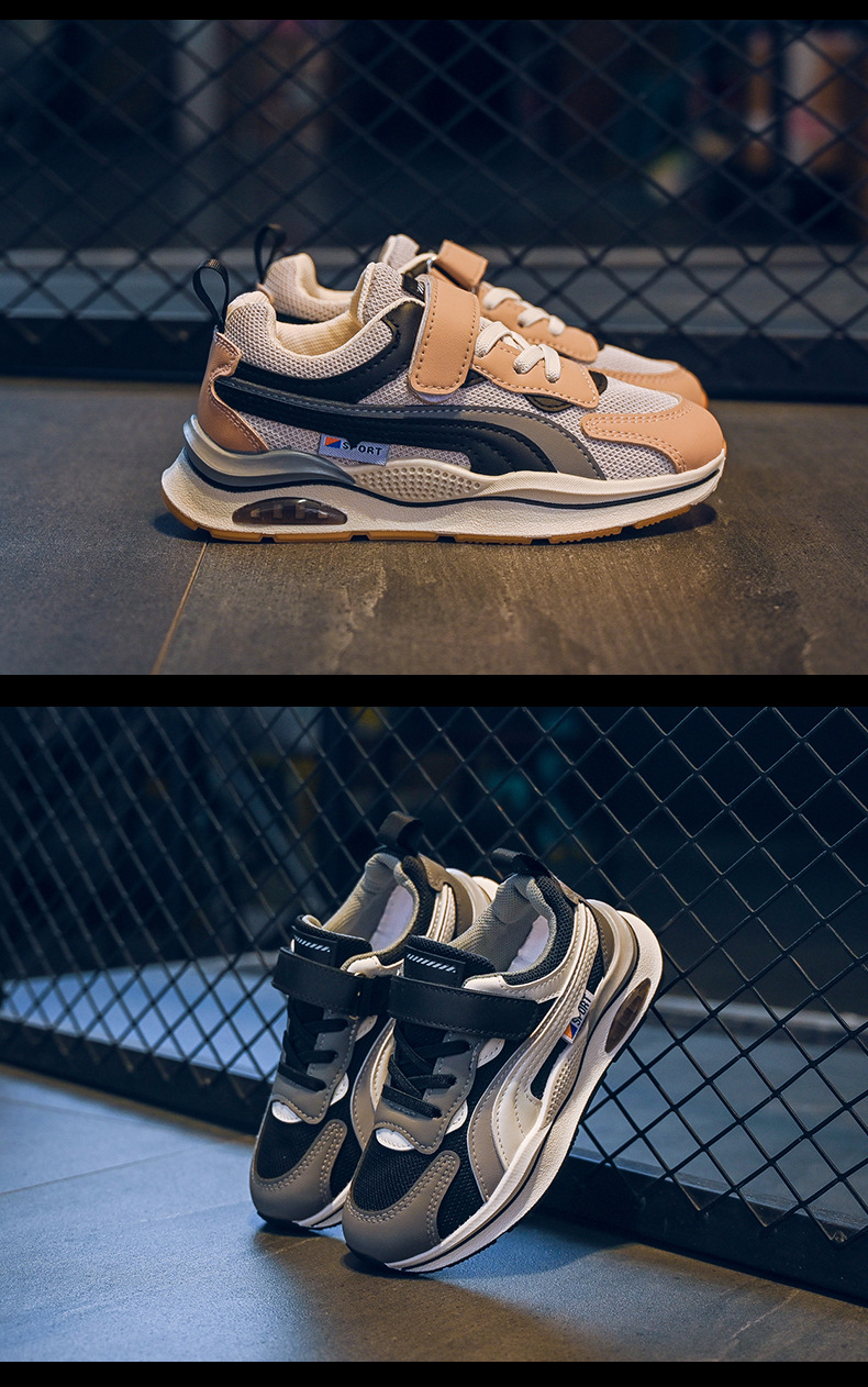 Boys' sports youth sneakers, spring 2023 new children's mesh soft soled boys' Forrest Gump shoes, running_voghion.com