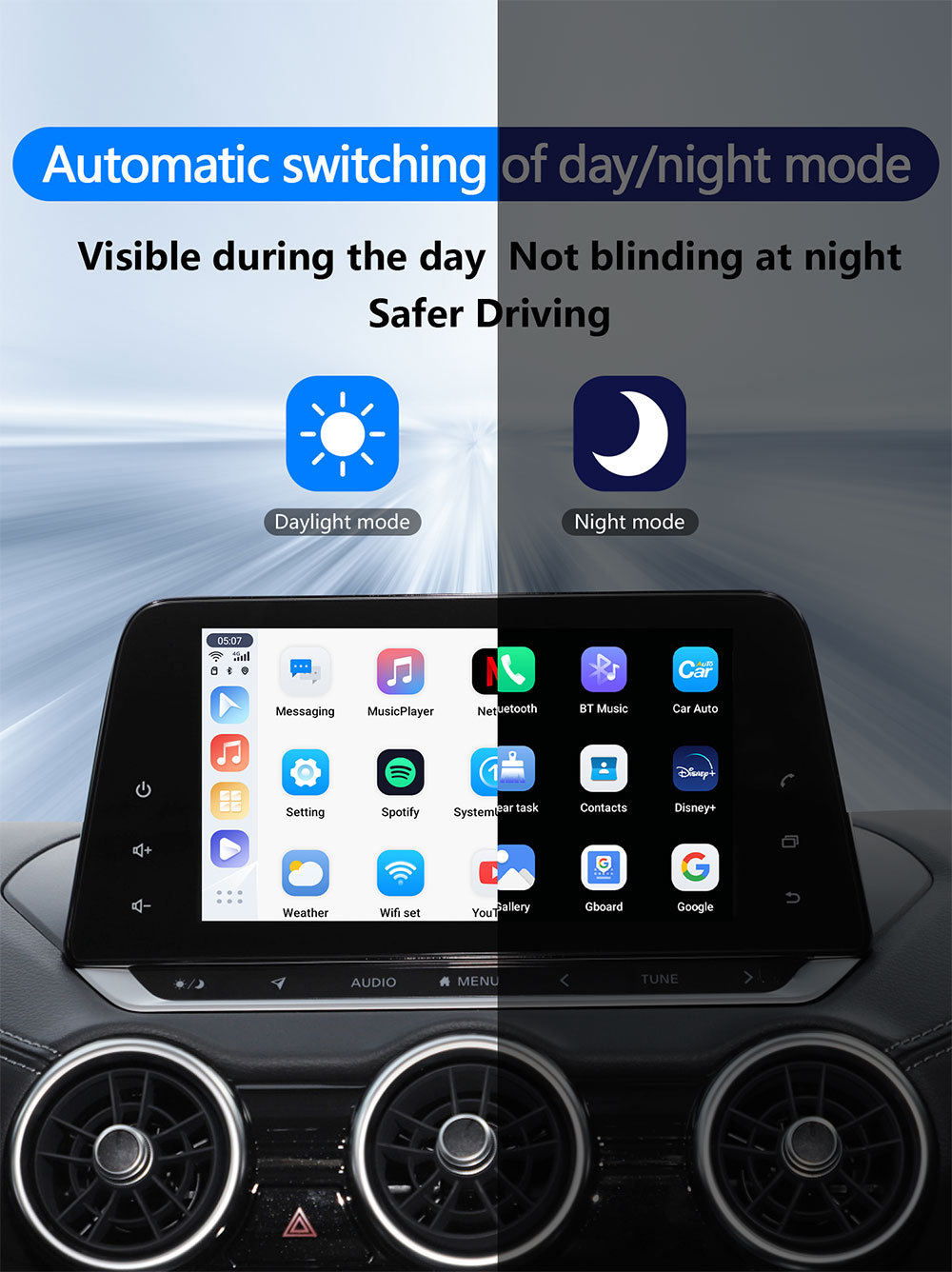 Cross-Border Carplay Box Wired to Wireless Carplay Android Box Android Auto Qualcomm 6125 Android