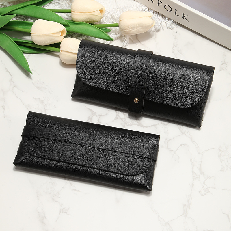 Glasses storage bag portable women's sunglasses box sunglasses clip protective cover portable fashion Men's myopia glasses case