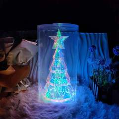 ネット赤爆金クリスマス幻彩発光クリスマスツリークリスマス新商品創意プレゼント置物誕生日プレゼントギフトボックス