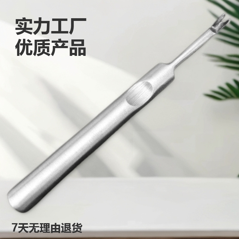 Exfoliating softener stainless steel for manicure for hands