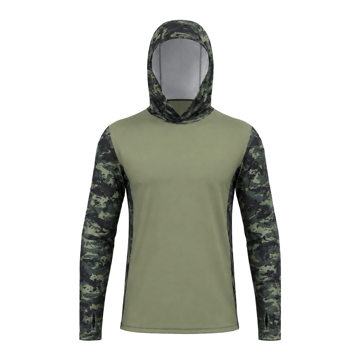 2026 acondicionamiento de verano abrigo protector solar al aire libre capuchon hielo chaqueta protector solar hombre máscara de pesca UV protector solar