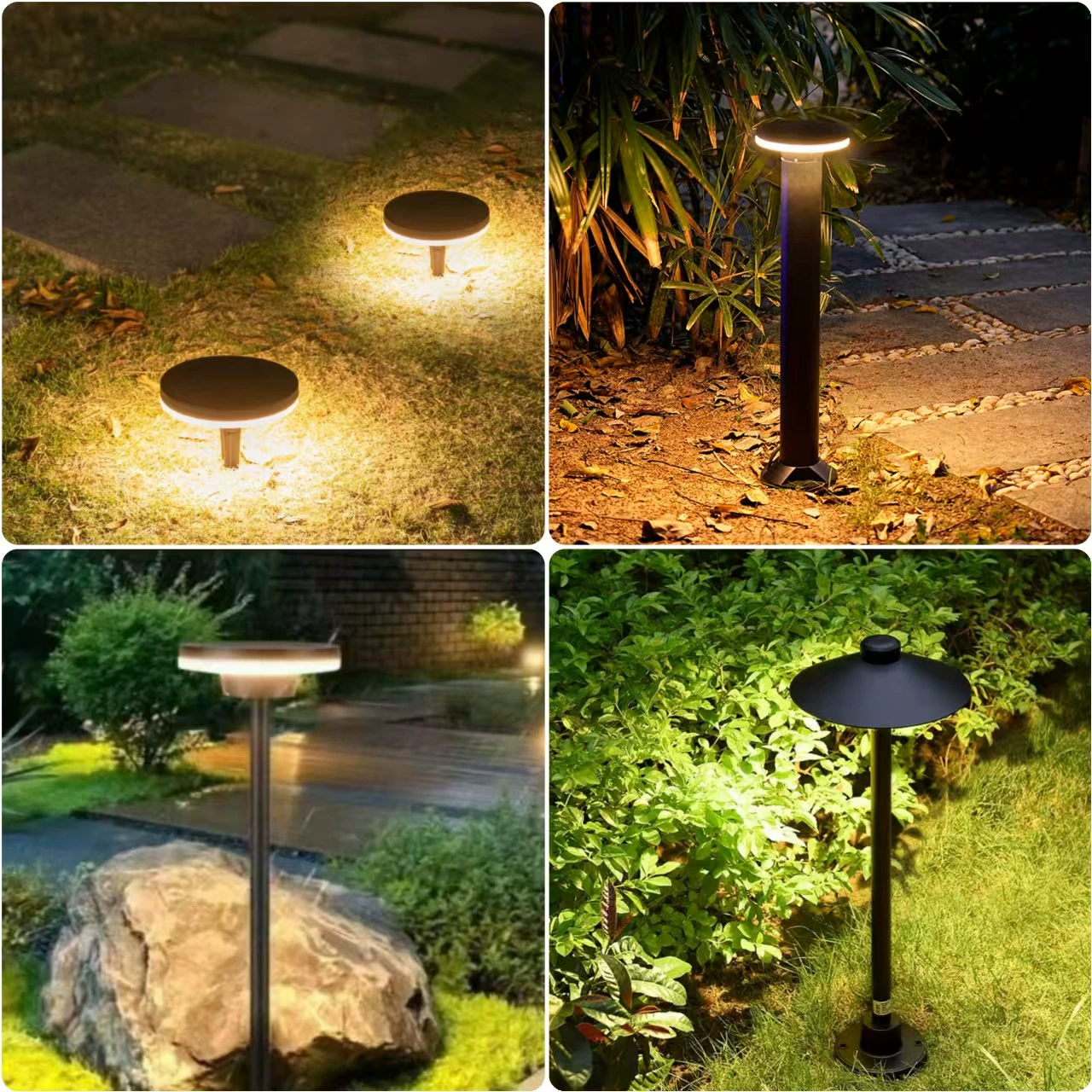 Светодиодная газонная лампа на открытом воздухе водонепроницаемая травянистая лампа современная минималистичная садовая ландшафтная лампа декоративная садовая лампа