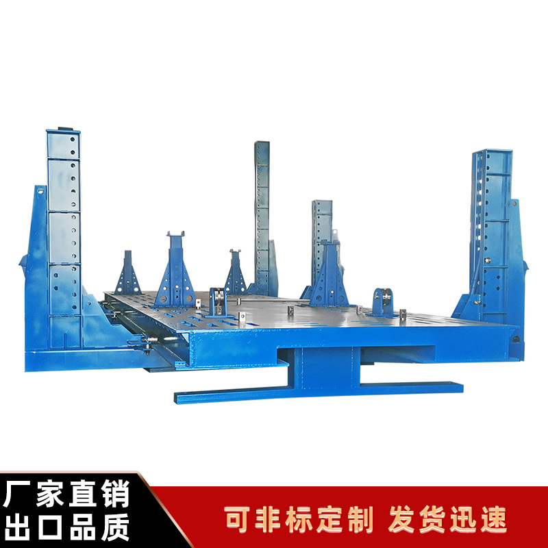 Máquina enderezadora de vigas de gran tonelaje, de producción y venta propia, especializada en reparación de carrocerías, éxito de ventas transfronterizo.