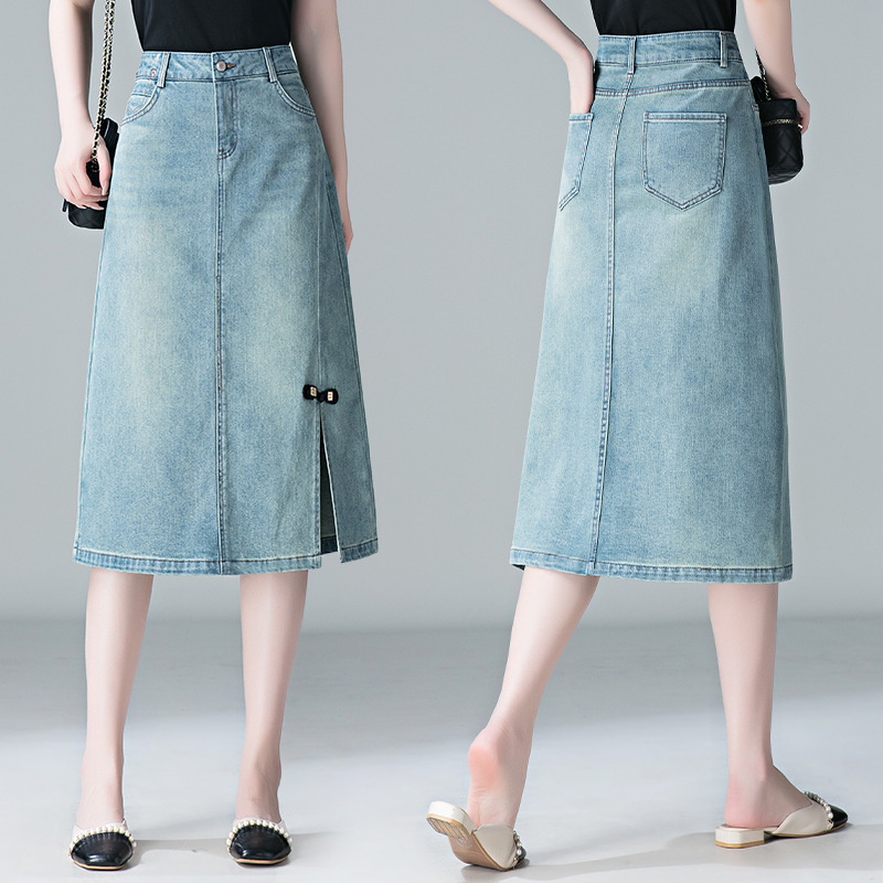 A9675 940K CHÂN VÁY ĐẦM NỮ LUSRYON MÙA HÈ THỜI TRANG NỮ JEAN BÒ G03 SẢN PHẨM MỚI