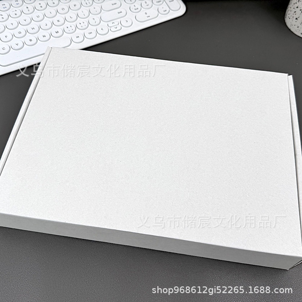 Caja de avión en blanco y negro no impresa entrega expresa Tarjeta de embalaje de cartón cuenta de mano embalaje de regalo caja de avión engrosada extra dura
