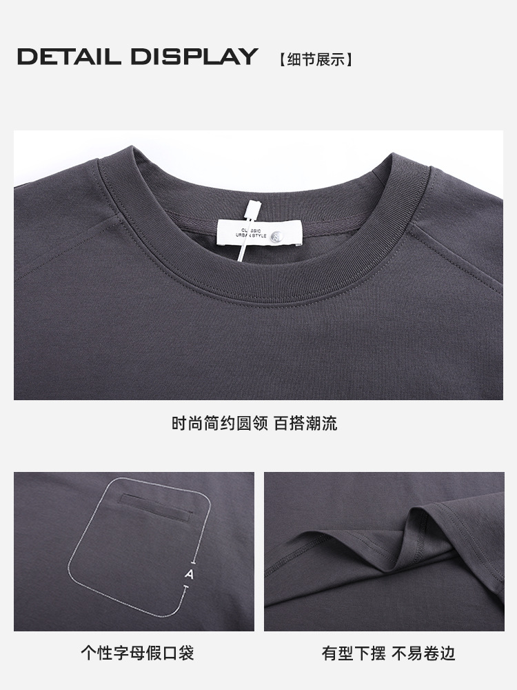 Camiseta de manga corta de hombre marca de moda masculina de bolsillo falso de media manga camiseta de hombre de alta calidad ropa de hombre camiseta de verano