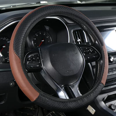 Seasons, Cross-Border Popular Model, Handle Cover – Steering wheel cover - brown-38cm