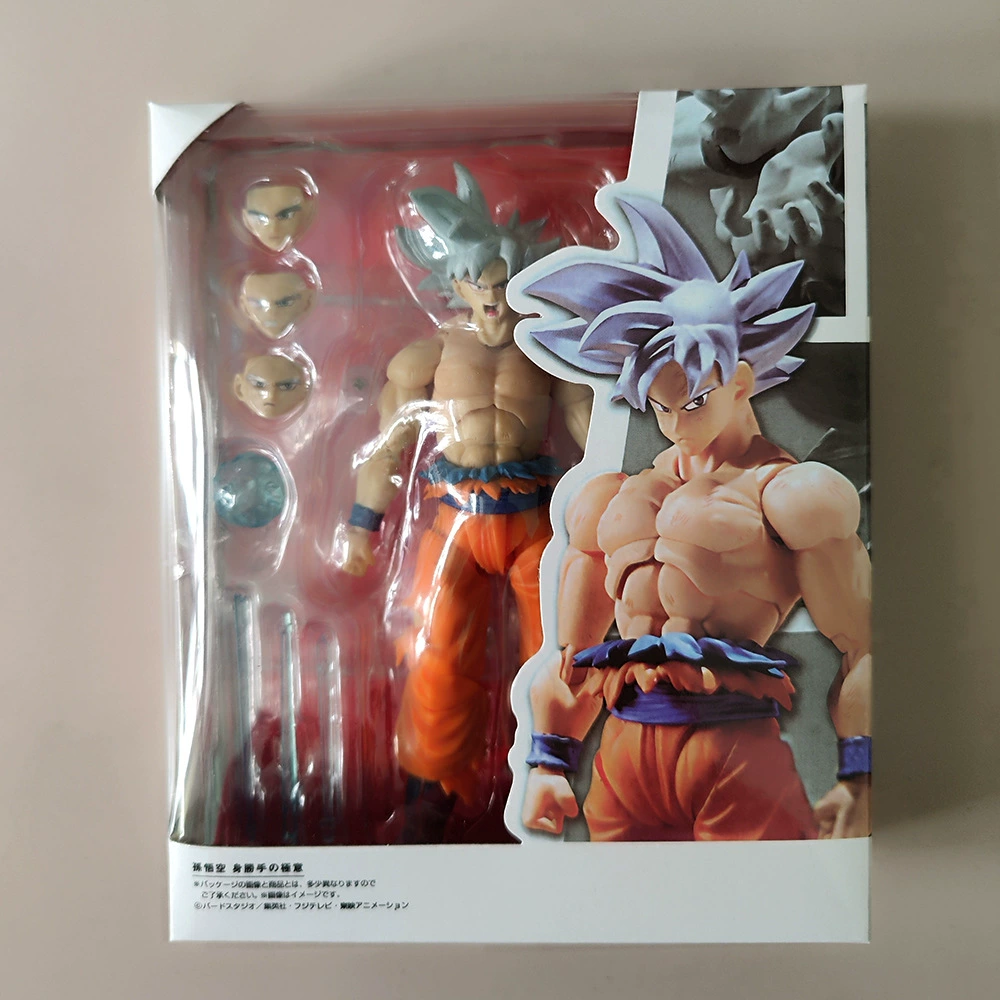 SHF движущееся животное Goku серебряные волосы Goku белые волосы Gokong Sun Wuhan Bethita пробуждает руки Goku через границу