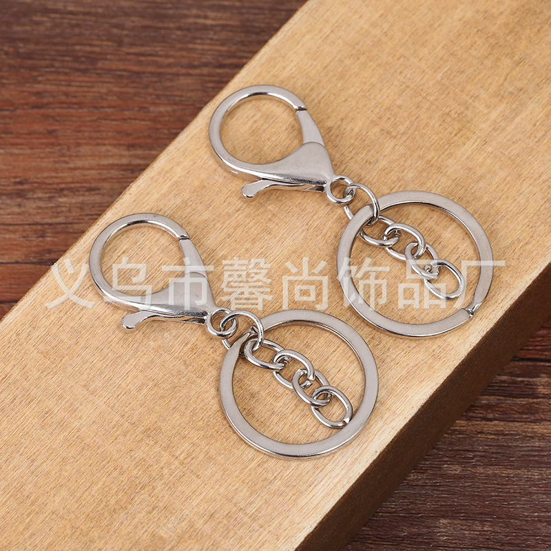Оптовая Продажа с фабрики брелок из трех частей никель брелок творческий металлический брелок из трех частей набор
