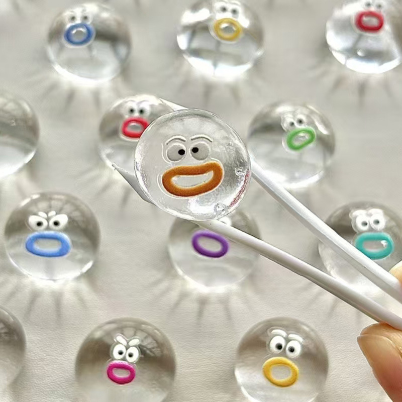 50gの大きいサイズの変色のダックのつまみの楽しみTPRの透明なつまみの遅いスプリングバックの減圧は光の変色の解凍の小さいおもちゃに会います。|undefined