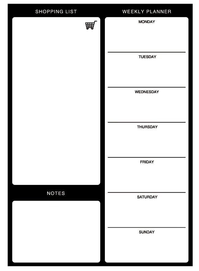 Pizarra pequeña refrigerador etiqueta tablero de mensajes etiqueta magnética borrable notas de succión magnética pizarra nota adhesiva calendario magnético plan semanal