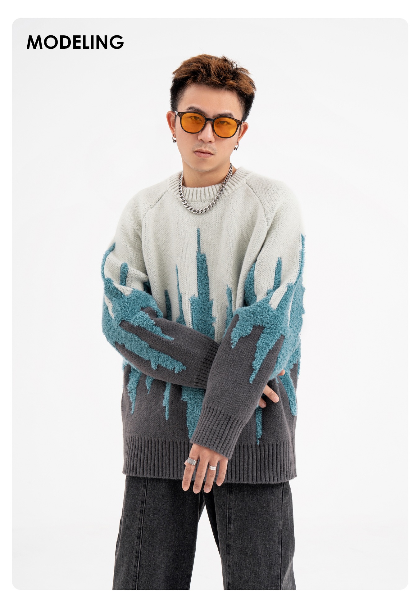 Hip Hop Knitted Sweater 3
