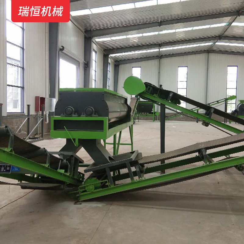 年产5000-10000吨粪便加工肥料设备 牛粪发酵处理有机肥生产线