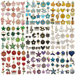 20個の油を混ぜて10色の合金のアクセサリーの部品のdiyのブレスレットのイヤリングのキーホルダーのペンダントのクロスボーダーの人気があります。