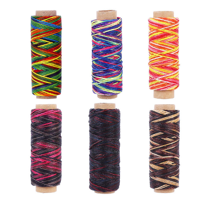 6가지 색상의 왁스실 50m개