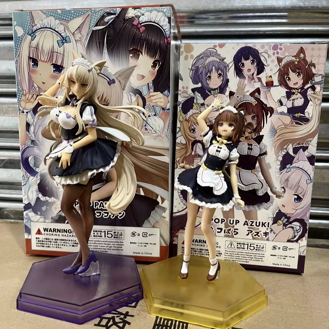 Фигурка Cat Niang Nekopara шоколад и ваниль, 20–22 см, в цветной коробке