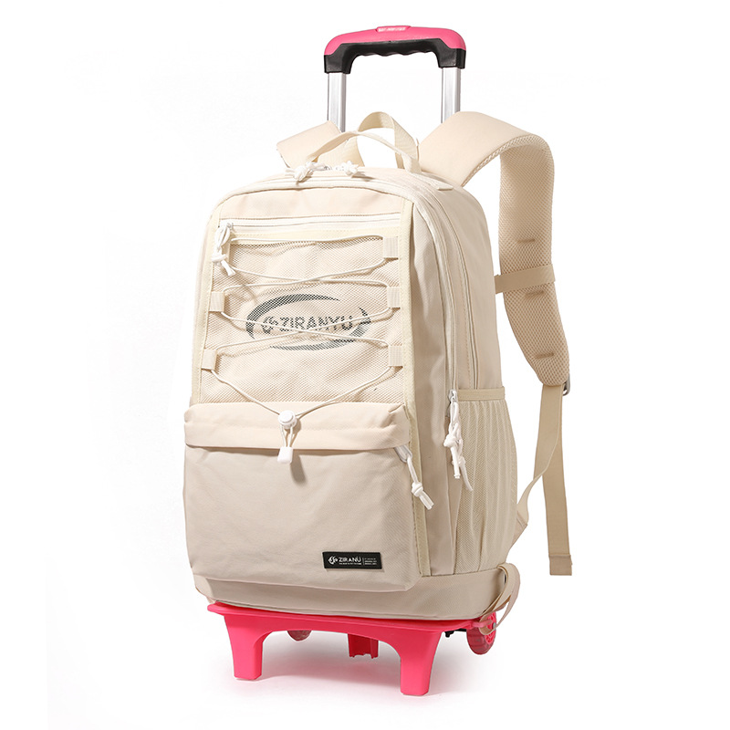 Pescado natural transfronterizo nueva bolsa de la escuela primaria estudiante masculino y femenino Grado 2-6 de gran capacidad mochila desmontable