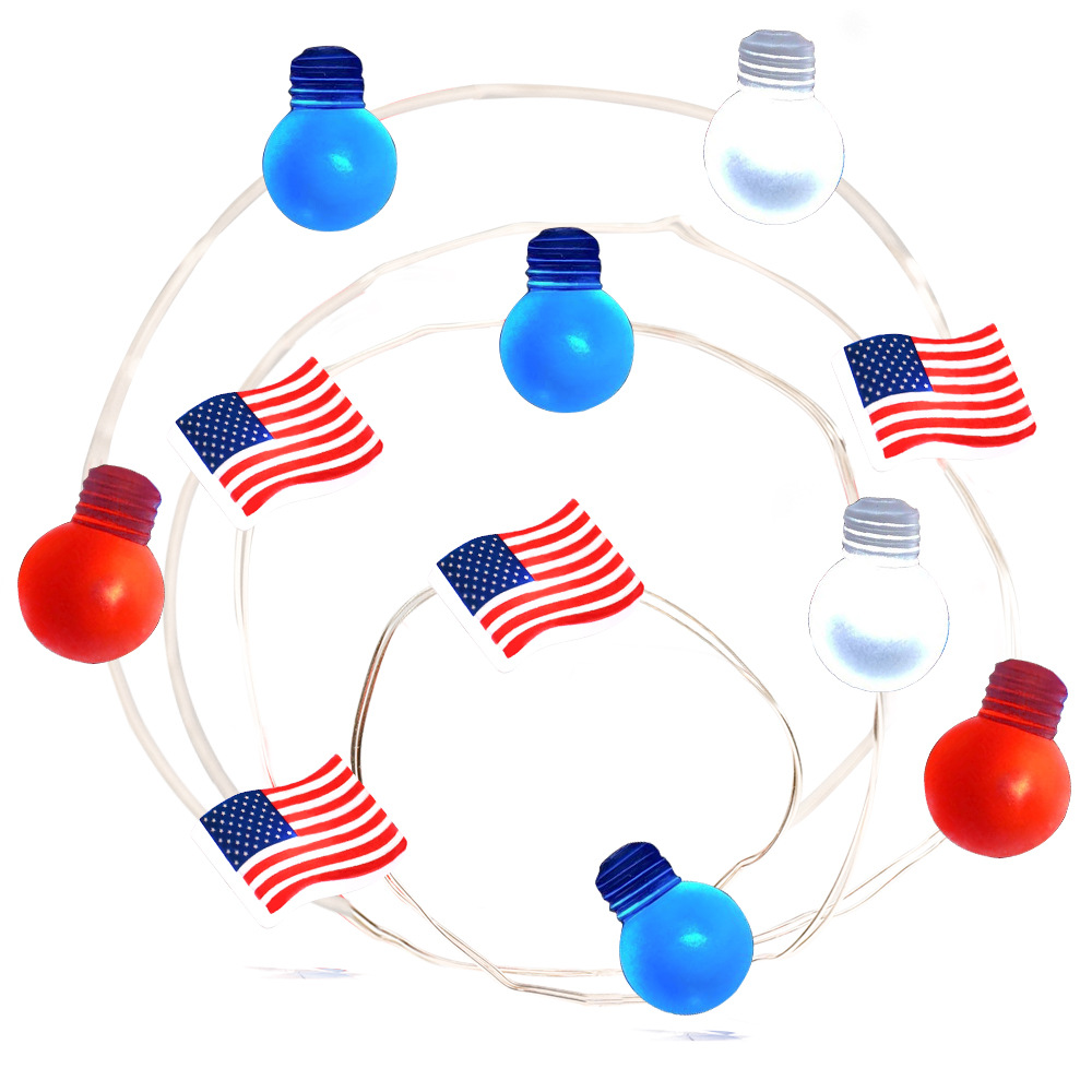 혼합 및 일치 3 색 전구 깃발 빛